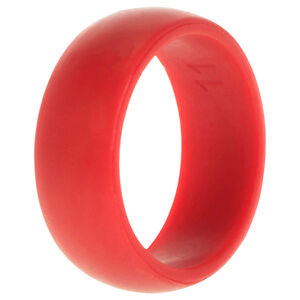 Silicone Wedding Ring - Red by ROQ for Men - 11 mm Ring